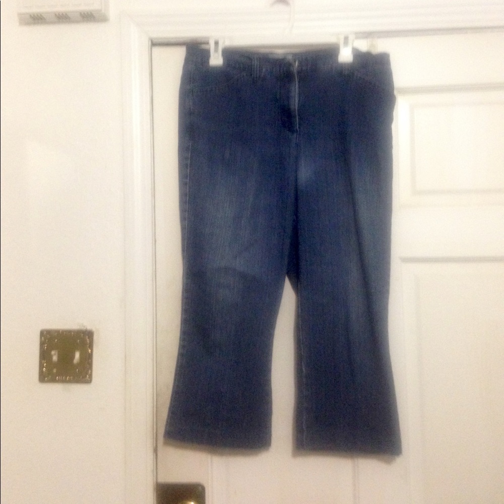 Crop jeans by White Stag.